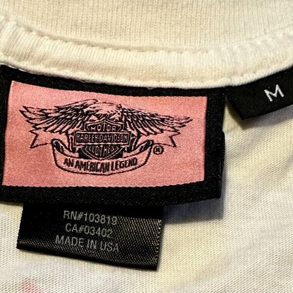 Harley Davidson Women's Breast Cancer Awareness Tee Size M - Picture 8 of 9